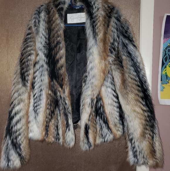Jessica Simpson Jackets & Blazers - Jessica Simpson Faux fur jacket
